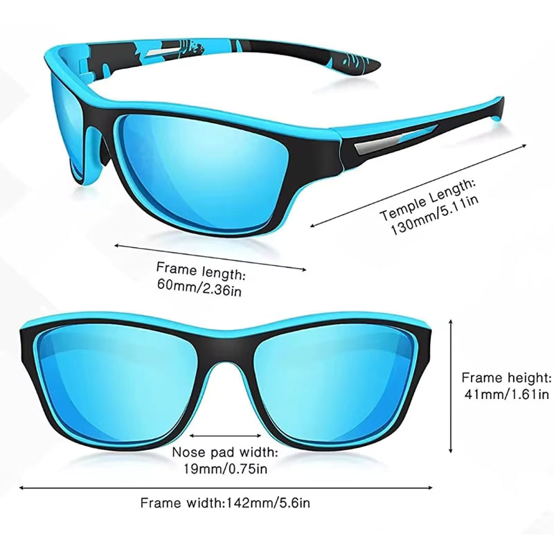 ApexAnglers Pro-Polarized Fishing Sunglasses